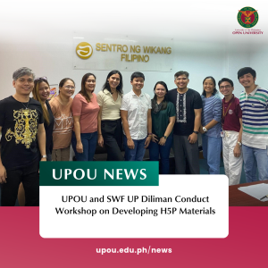 UPOU and SWF UP Diliman Conduct Workshop on Developing H5P Materials