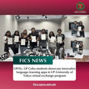 UPOU, UP Cebu students showcase innovative language-learning apps in UP-University of Tokyo virtual exchange program