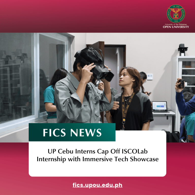 UP Cebu Interns Cap Off ISCOLab Internship with Immersive Tech Showcase